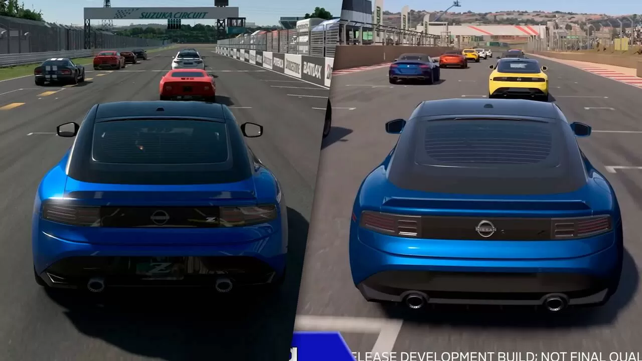 ¿Gráficos similares entre Forza Motorsport y Gran Turismo 7?